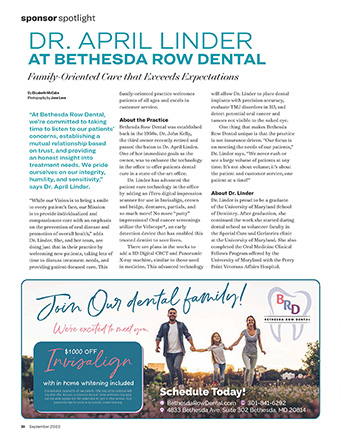 Bethesda Row Dental | Restorative Dentistry, Our Technology and Invisalign reg 
